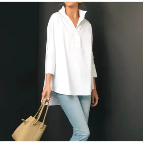 Tuckernuck White/Blanc Willow Blouse NWT size Small - Picture 7 of 14